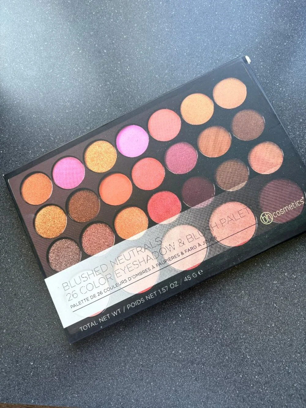 BH Cosmetics Blushed Neutrals 26 Color Eyeshadow & Blush Palette